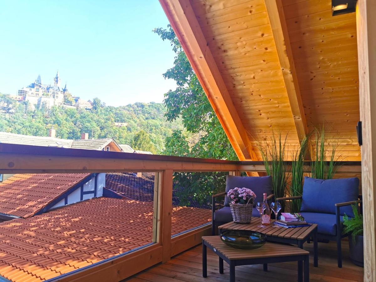 Das Chalet Mit Schlossblick In Wernigerode Eksteriør bilde